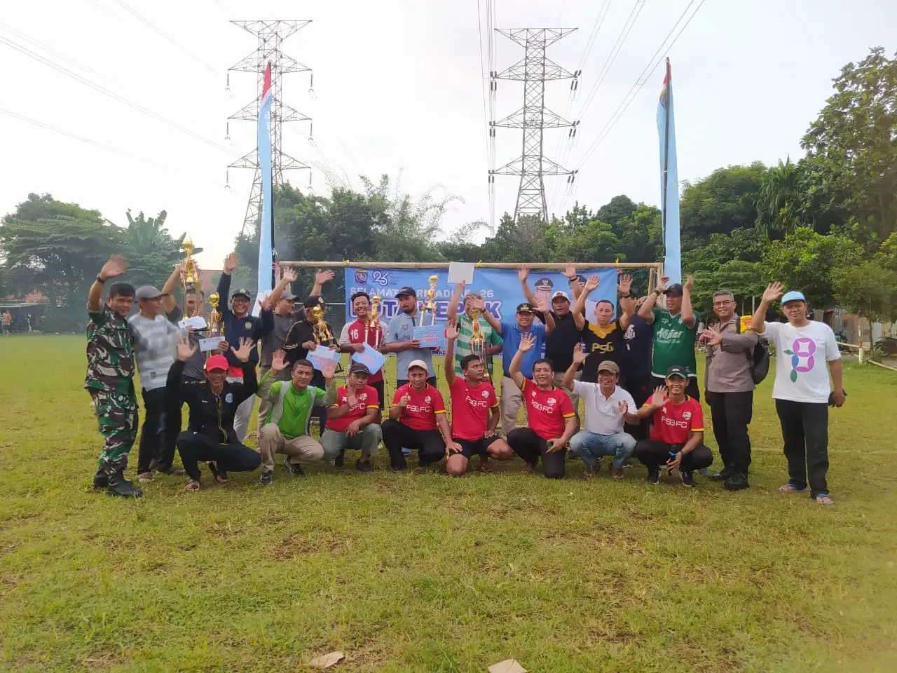 Selamat! Cinere dan Gandul Sabet Juara di Kompetisi Sepakbola HUT Kota Depok Tingkat Kecamatan