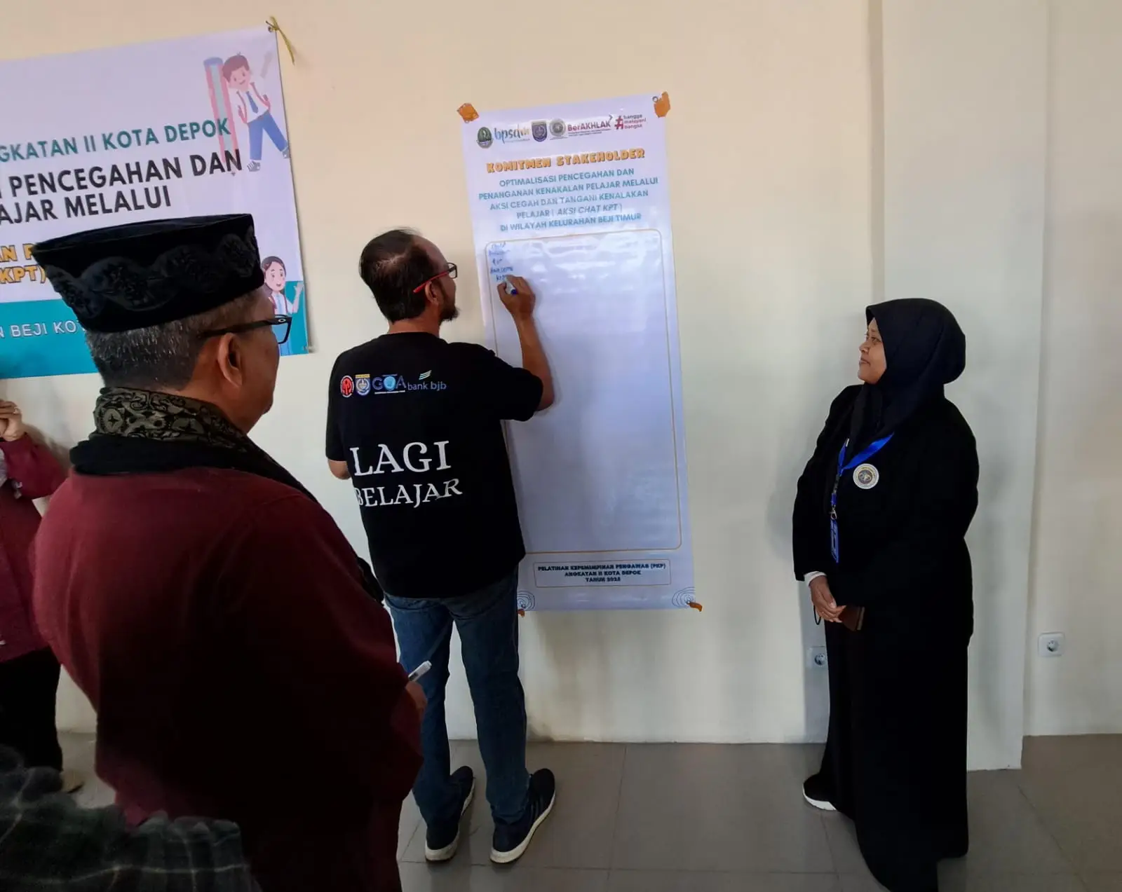 Beji Timur Tegas Cegah Kenakalan Pelajar Lewat AKSI CHAT KPT