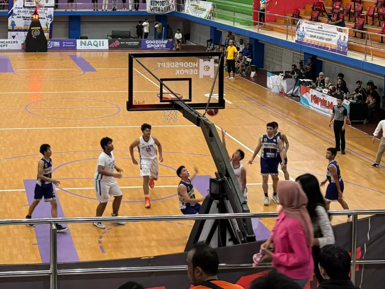 Tim Basket Putra Kota Depok Kantongi Tiket POPDA Jabar 2025