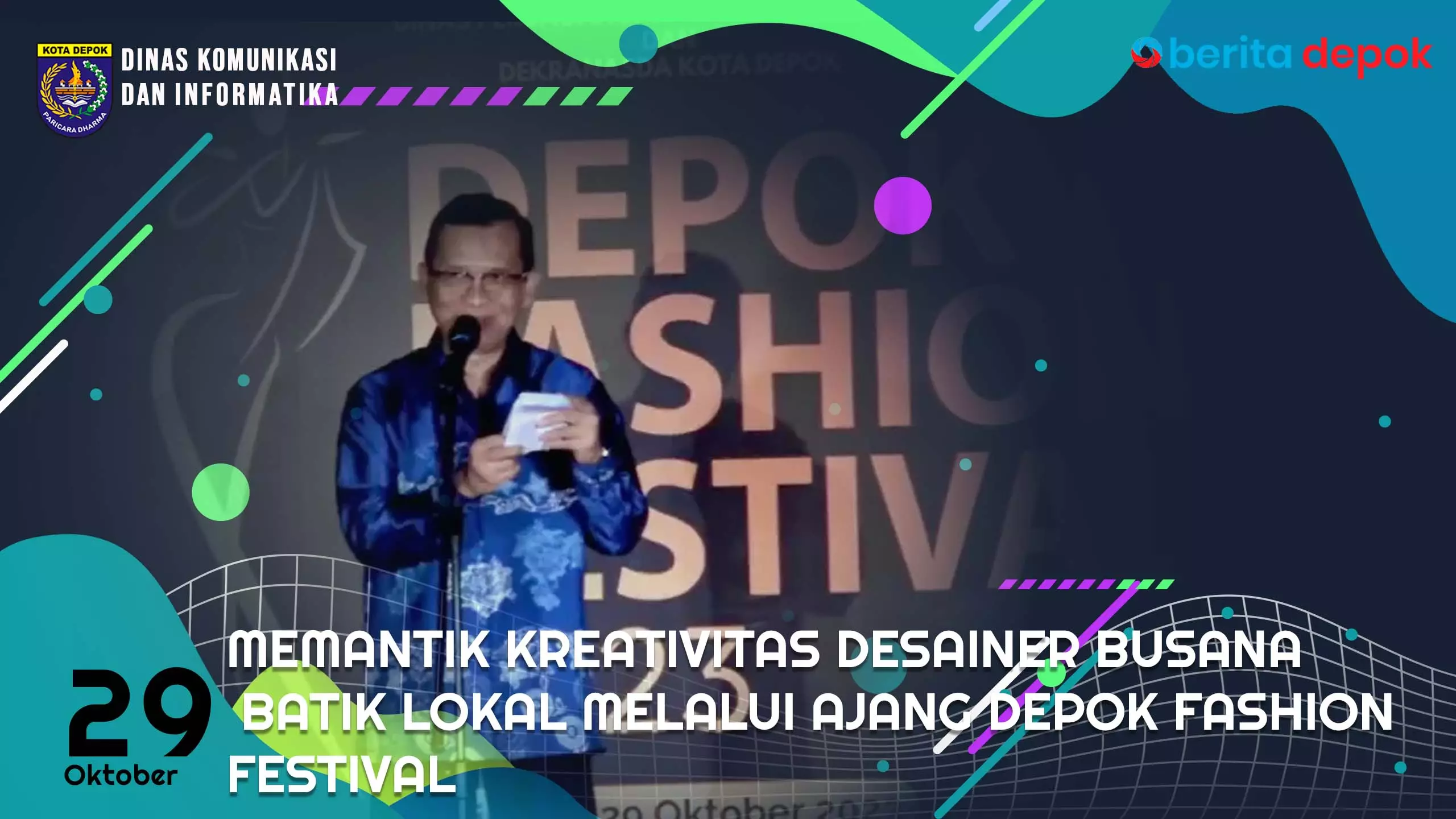 Video: Memantik Kreativitas Desainer Busana Batik Lokal melalui Ajang Depok Fashion Festival