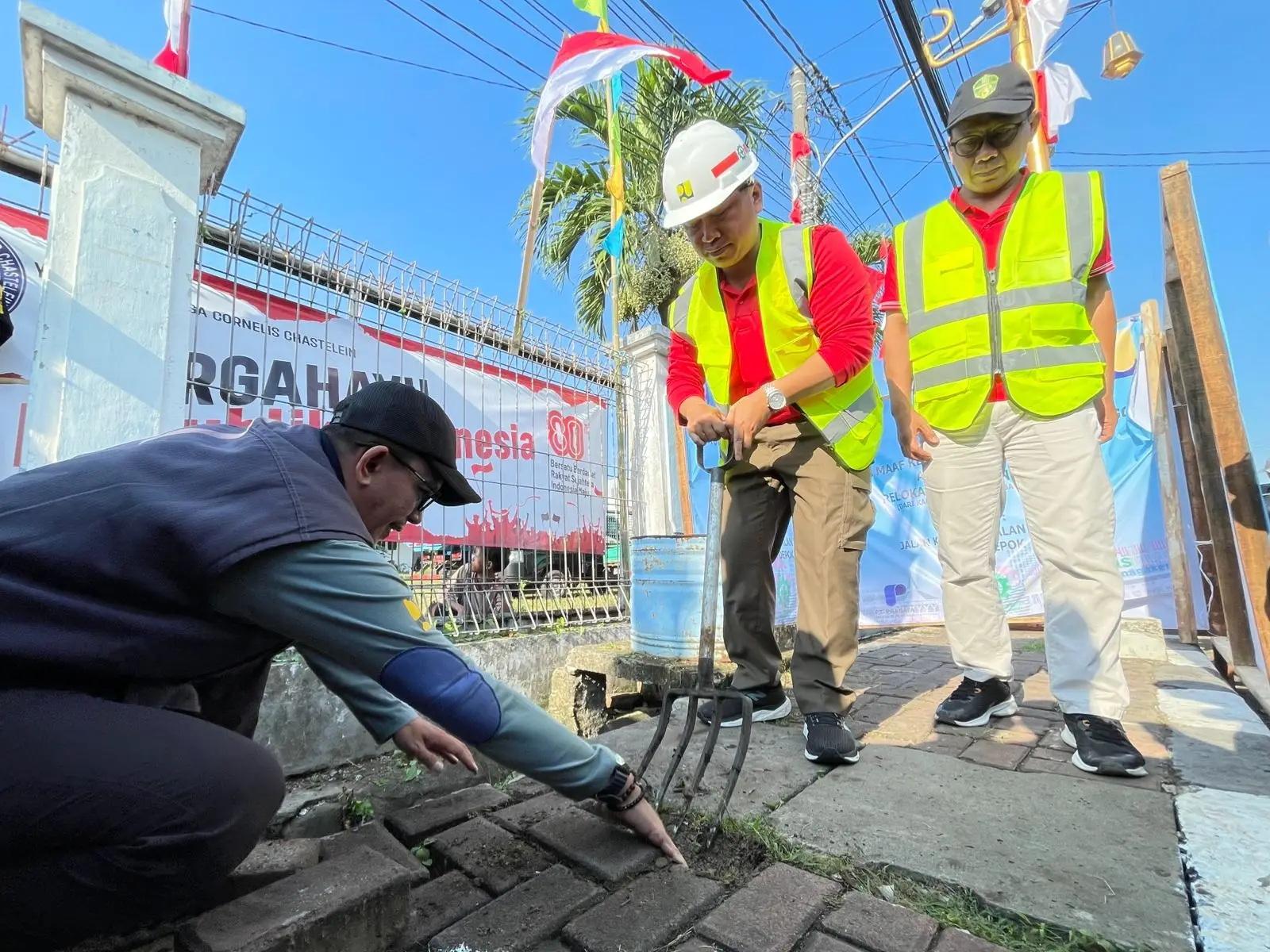 Wali Kota Depok Pimpin Groundbreaking Relokasi Kabel Udara di Jalan Pemuda