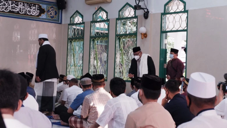 Wali Kota Menjadi Imam Salat Iduladha 1441 H di Masjid Al Ihsan Kelurahan Pasir Gunung Selatan