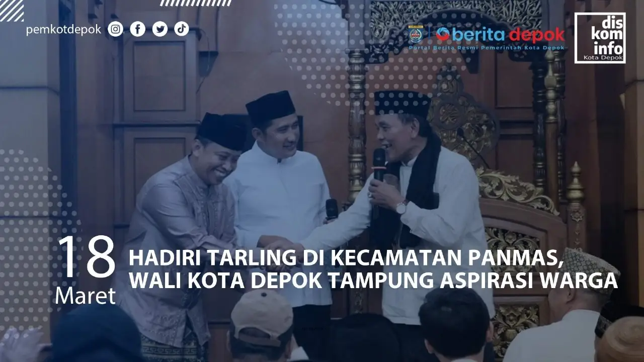 Hadiri Tarling di Kecamatan Panmas, Wali Kota Depok Tampung Aspirasi Warga