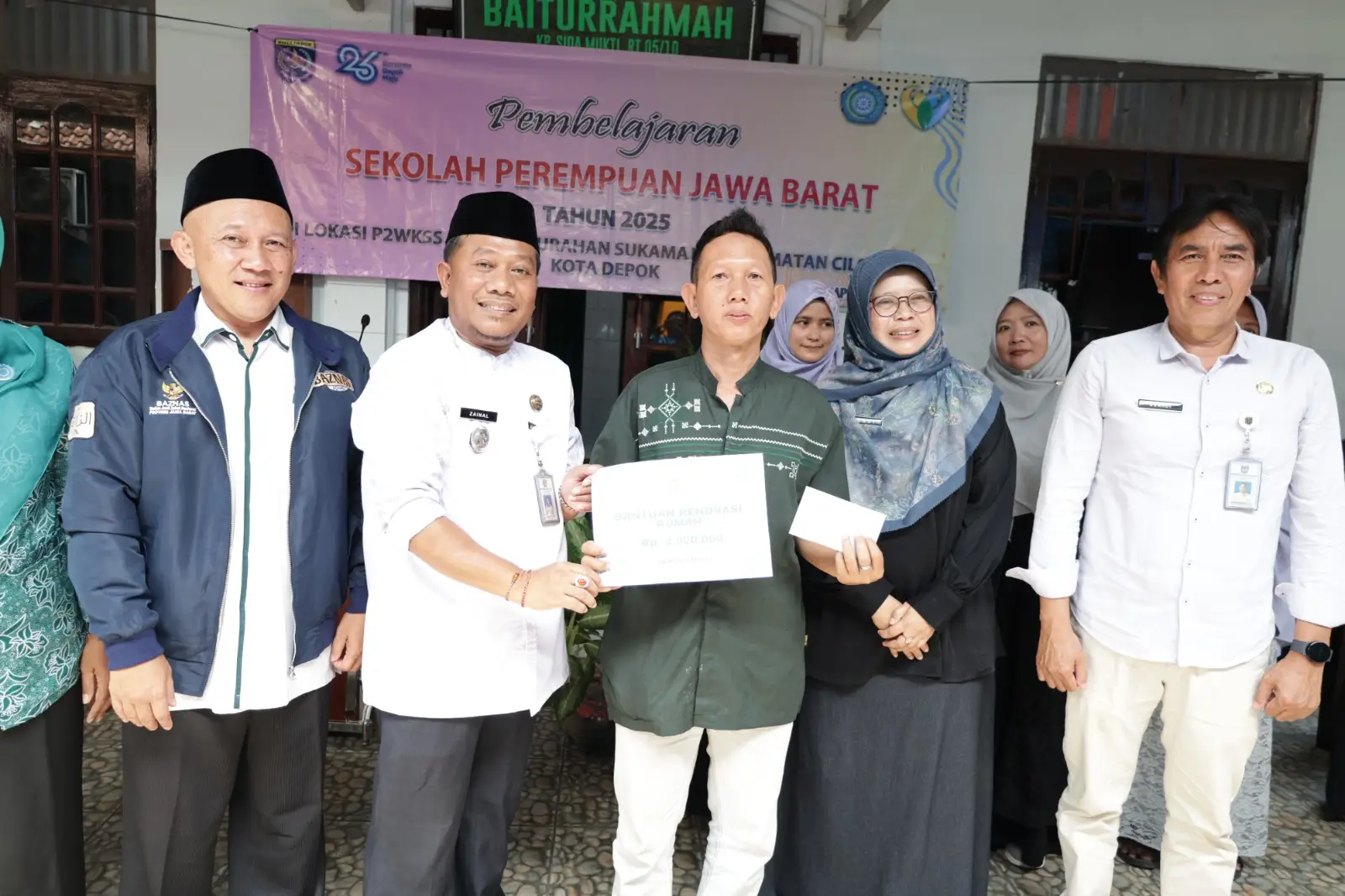 Tujuh Rumah Warga Cilodong Dapat Bantuan Renovasi