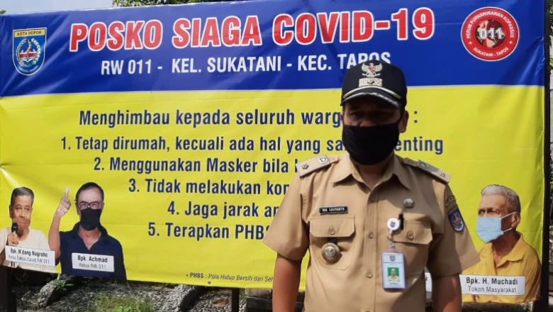 Pokdar Kamtibmas di Sukatani Bersenjatakan HT untuk Jaga Keamanan