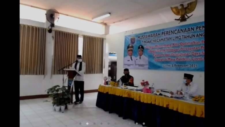 Musrenbang Kecamatan Limo tahun 2021