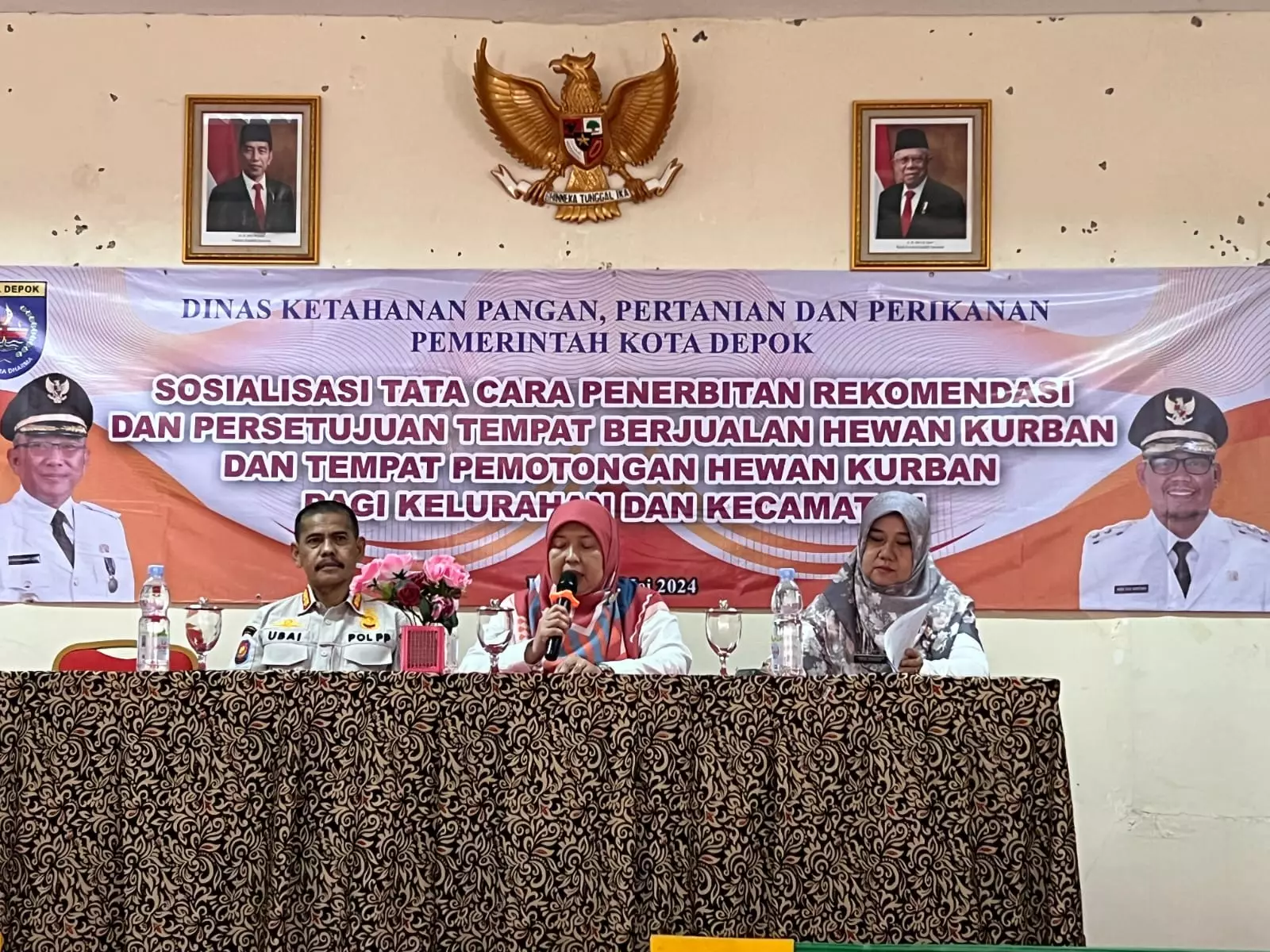 Pemkot Depok Sosialisasikan Tata Cara Penerbitan Rekomendasi Tempat Berjualan dan Pemotongan Hewan Kurban