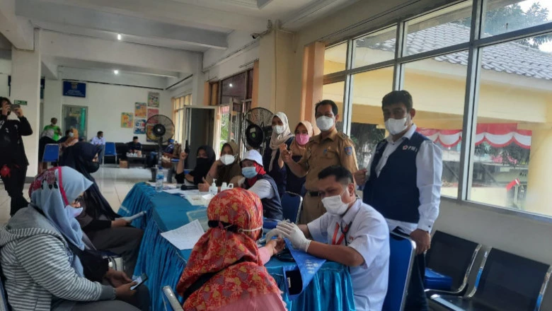 60 Warga Kecamatan Cimanggis Dermakan Darah