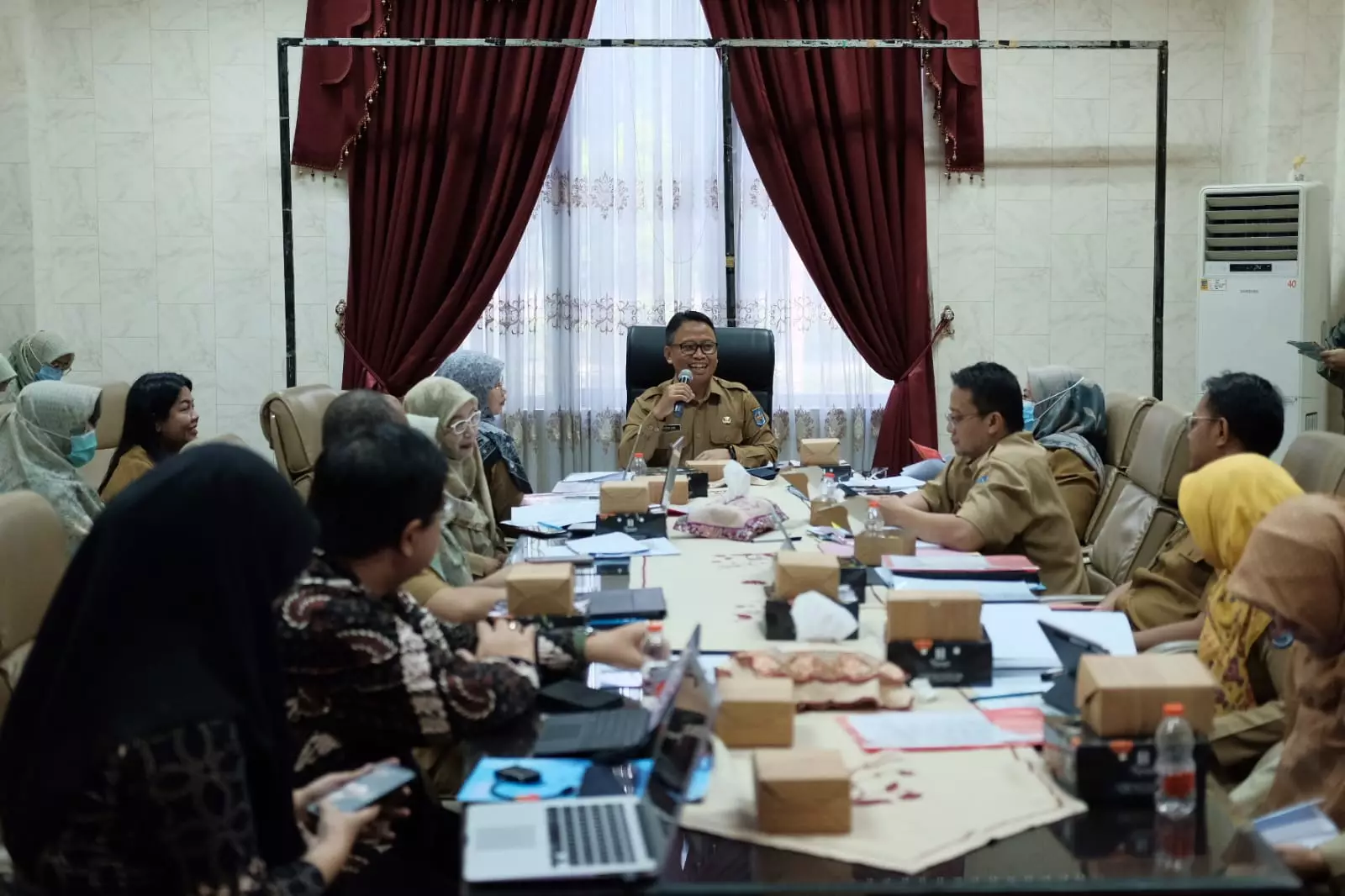 Tingkatkan Mutu dan Layanan, UPTD Labkesda Depok Jalani Penilaian BLUD
