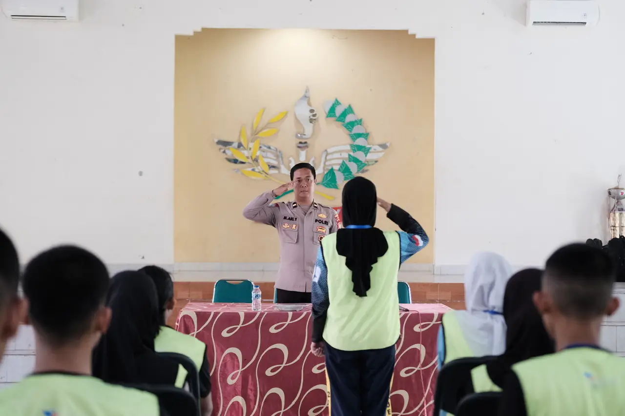 Peserta Pembinaan Karakter dan Bela Negara Dapat Materi Ketertiban Masyarakat dari Polres Metro Depok