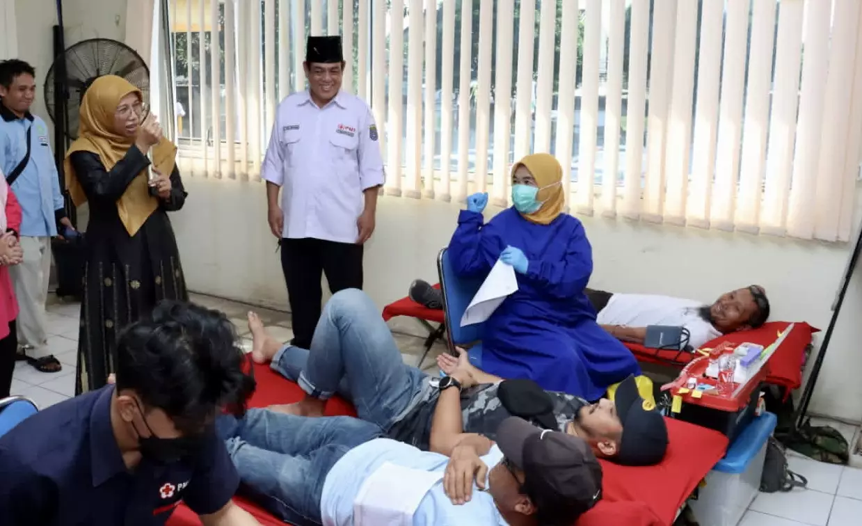 Kecamatan Cimanggis Gelar Aksi Donor Darah dan Pelayanan Kesehatan Gratis