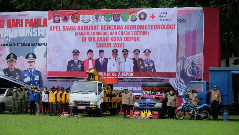 Wali Kota Depok Pimpin Apel Siaga Darurat Bencana