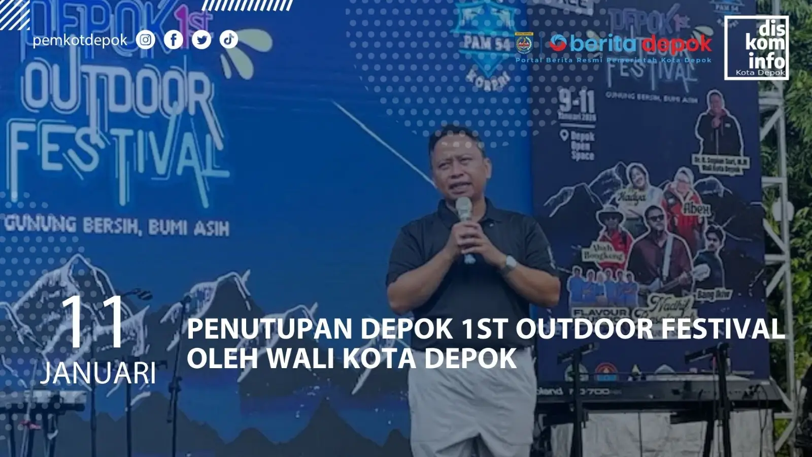 Penutupan Depok 1st Outdoor Festival 2026