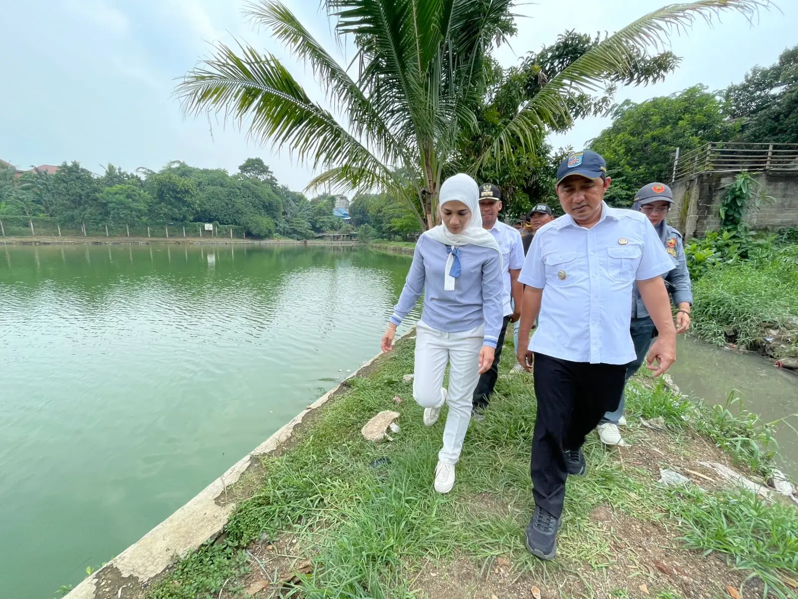 Wakil Wali Kota Bersama Wakil Ketua DPRD Depok Keliling Situ Gadog, Siap di Revitalisasi