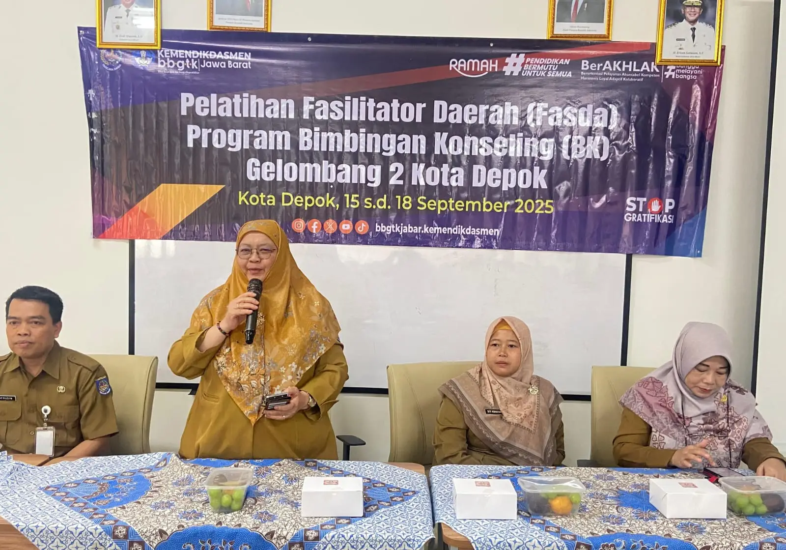 Perkuat Peran Strategis Guru BK, Disdik Depok Gelar Pelatihan Fasda