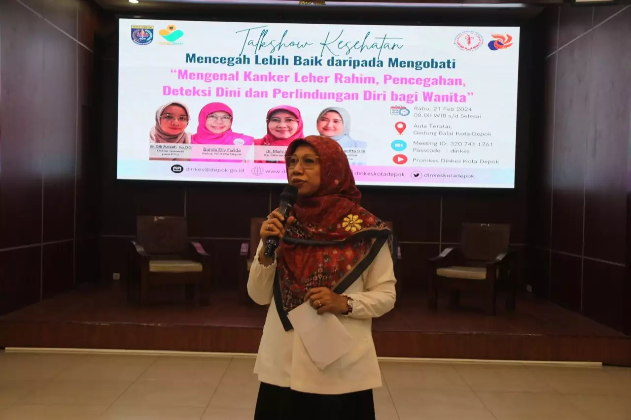 Cegah Kanker Leher Rahim, Ketua YKI Depok Ajak Warga Terapkan Hidup Sehat