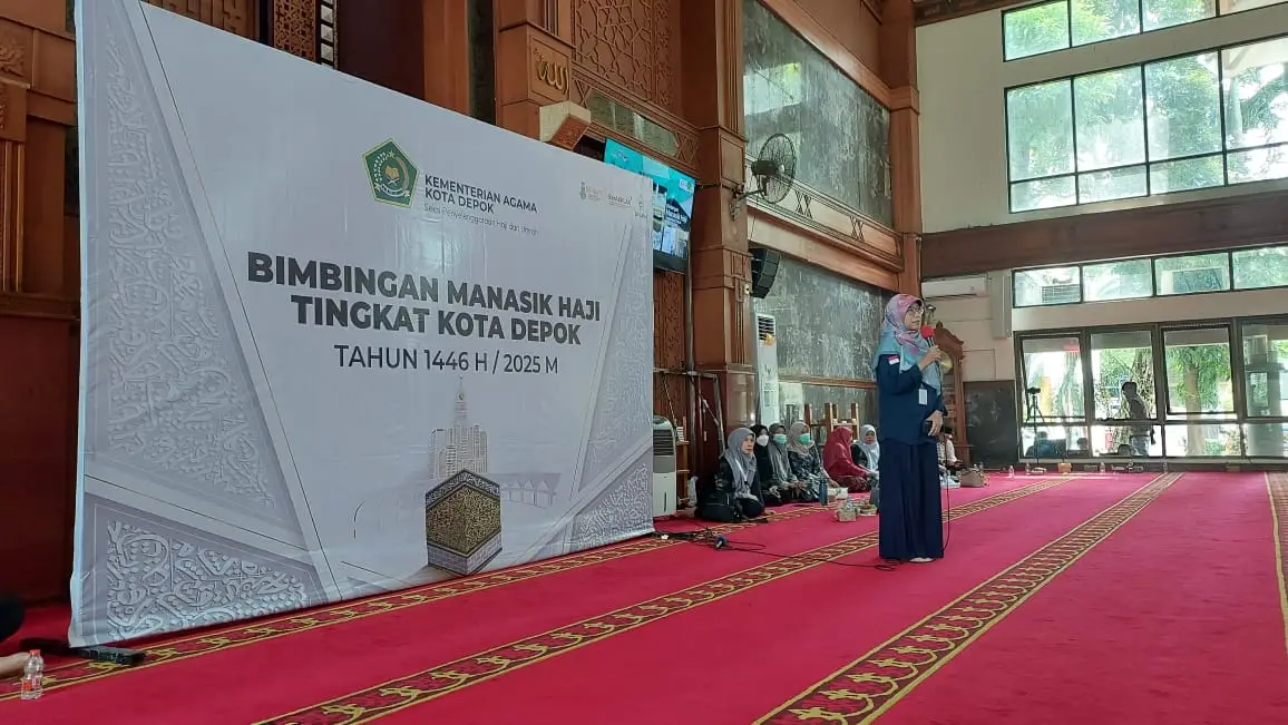 Lewat Manasik, Dinkes Depok Sampaikan Kebijakan Pelayanan dan Penyelenggaraan Kesehatan Haji 2025