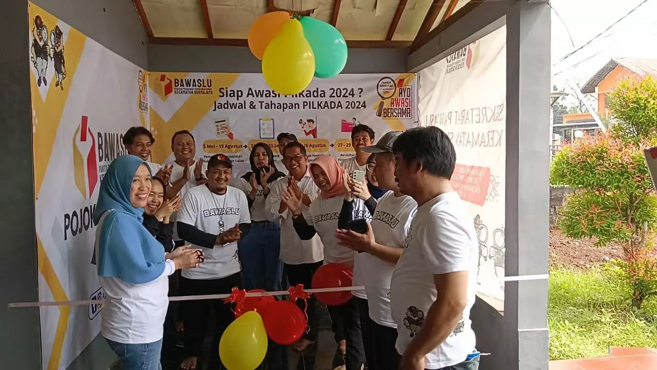 Panwascam Kecamatan Sukmajaya Bentuk Ruang Pojok Panwaslu, Ini Tujuannya