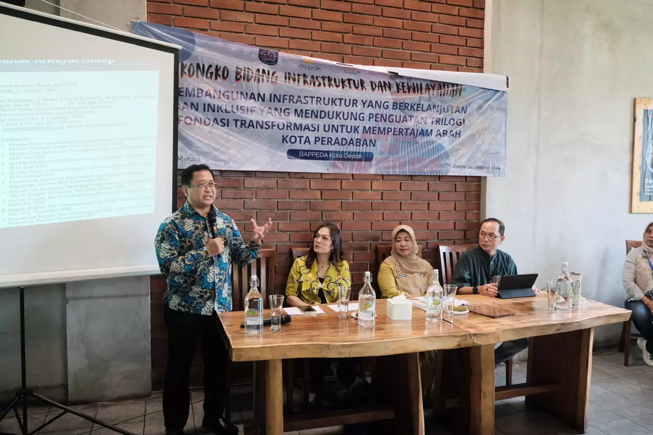 Bappeda Depok Gelar Kongko Bidang Infrastruktur dan Kewilayahan