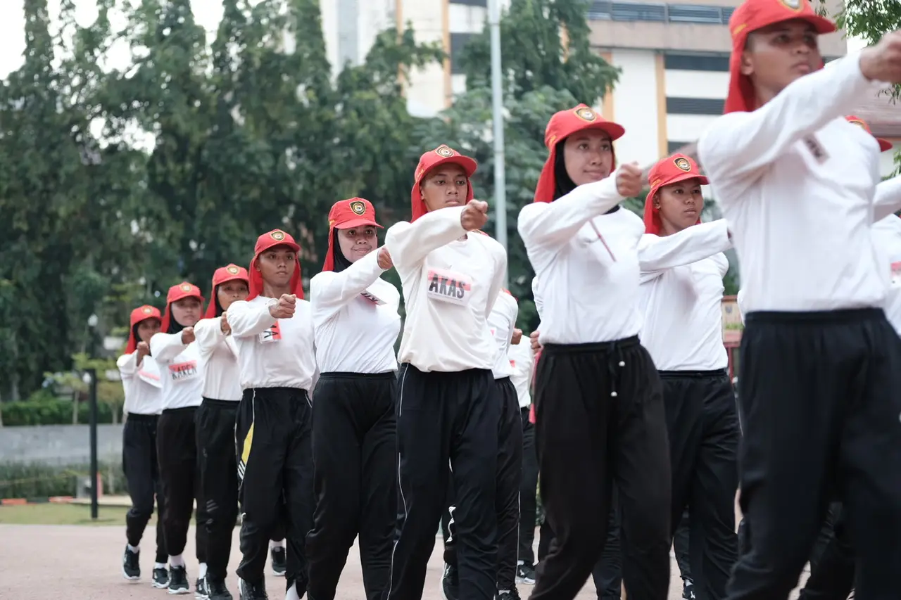 Persiapan Upacara HUT Ke-80 RI, 42 Capaska Depok Mulai Berlatih