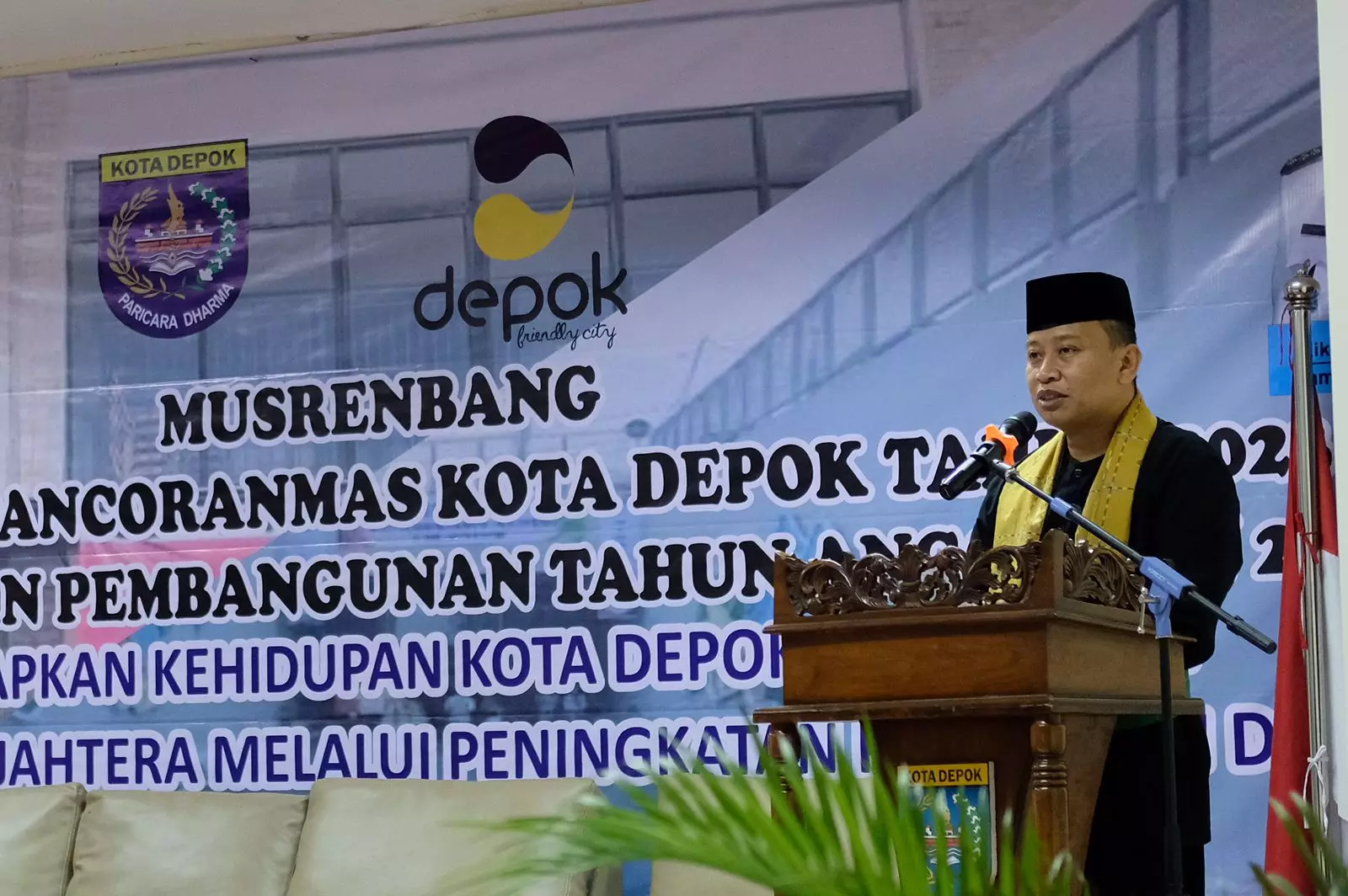 Buka Musrenbang Kecamatan Panmas, Sekda Tekankan Upaya Kerja Sama Benahi Infrastruktur di Depok