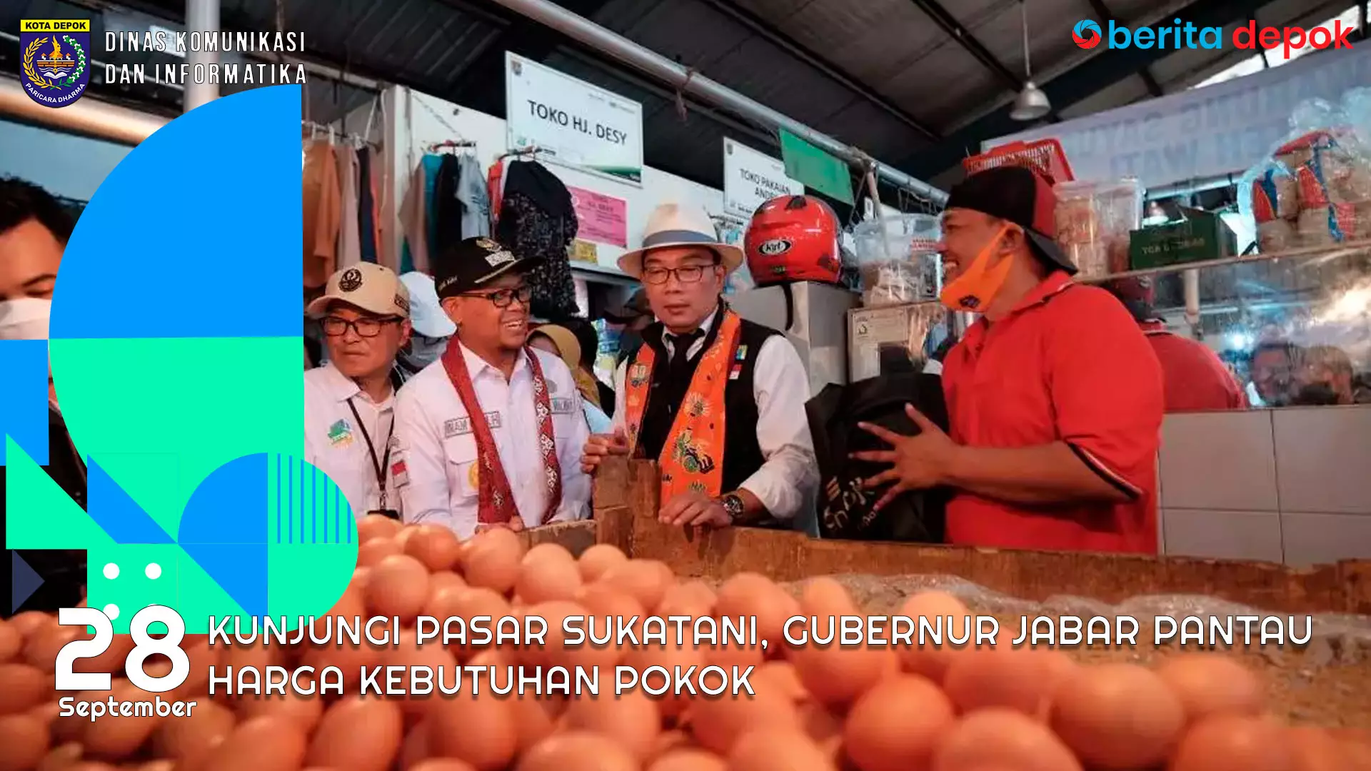 Video: Kunjungi Pasar Sukatani, Gubernur Jabar Pantau Harga Kebutuhan Pokok