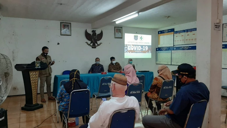 Puskesmas Cinere Sosialisasikan Perkembangan Terbaru Covid-19 ke Kelurahan