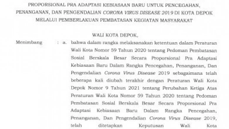 Portal Berita Resmi Pemerintah Kota Depok - Pemkot Depok Kembali ...