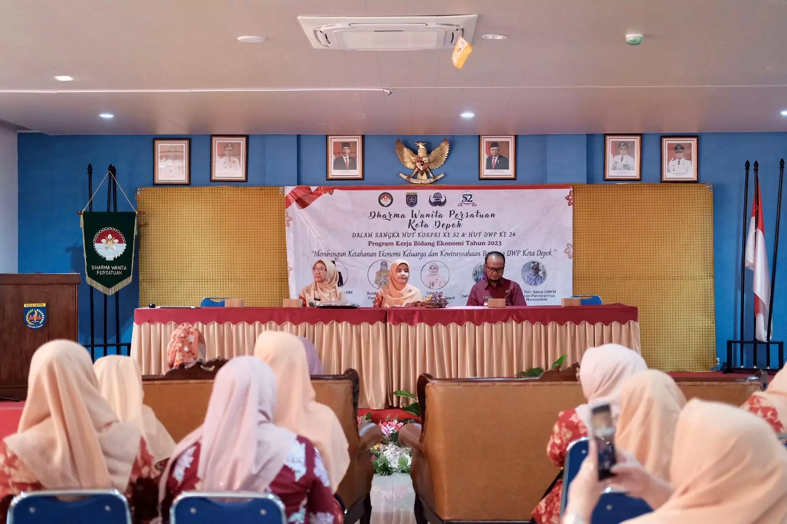 Wujudkan Ketahanan Ekonomi Keluarga, DWP Depok Gelar Seminar Kewirausahaan