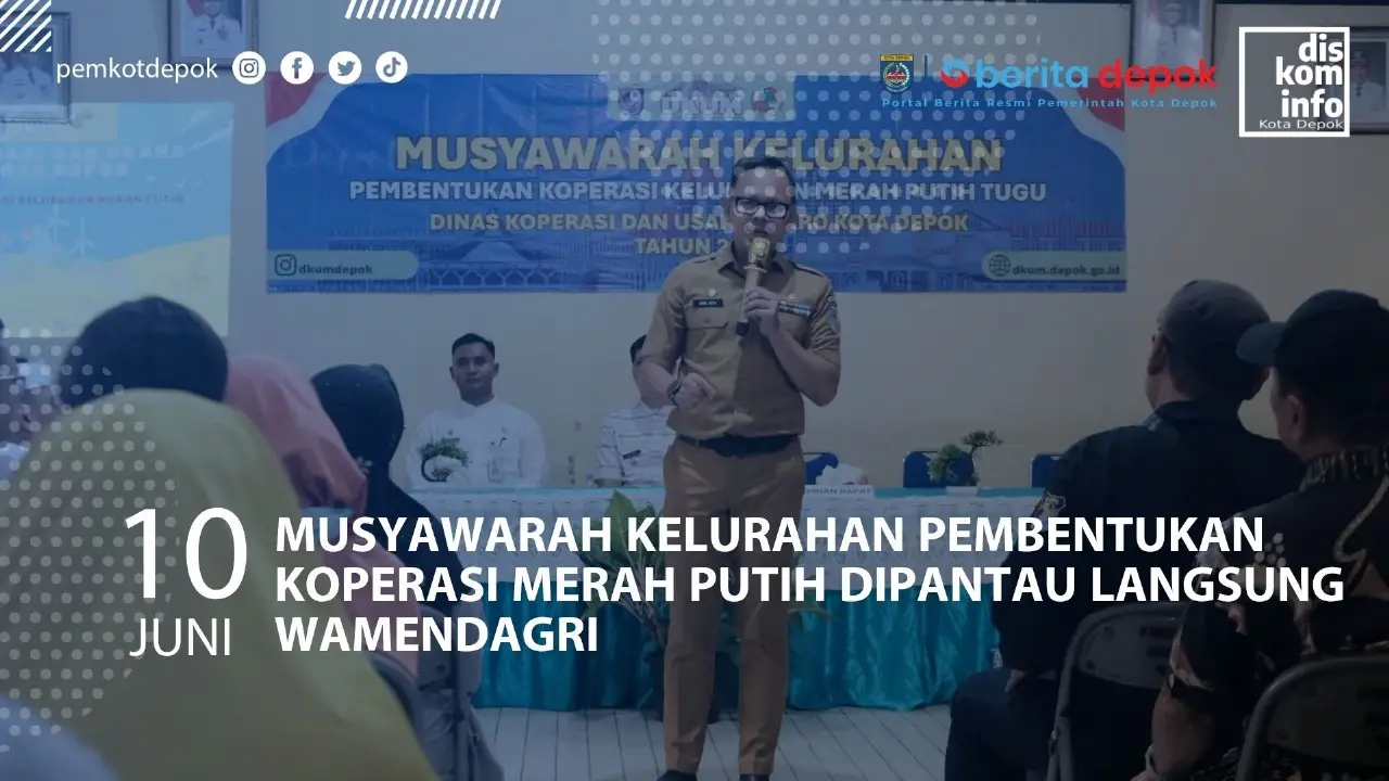 WAMENDAGRI PANTAU MUSKEL KOPERASI MERAH PUTIH DI KELURAHAN TUGU