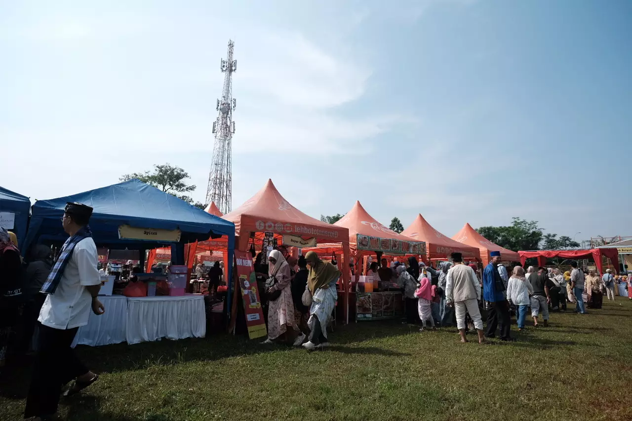 Puluhan Stan UMKM Ramaikan Acara Lebaran Kukusan 2024
