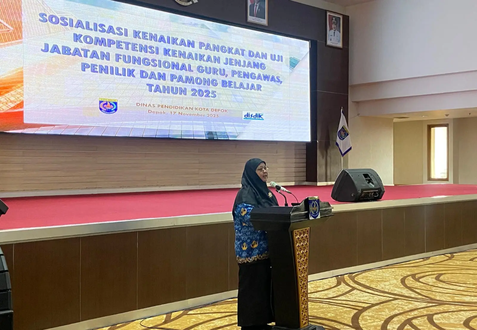 Tingkatkan Pengabdian, Disdik Depok Sosialisasi Kenaikan Pangkat dan Uji Kompetensi