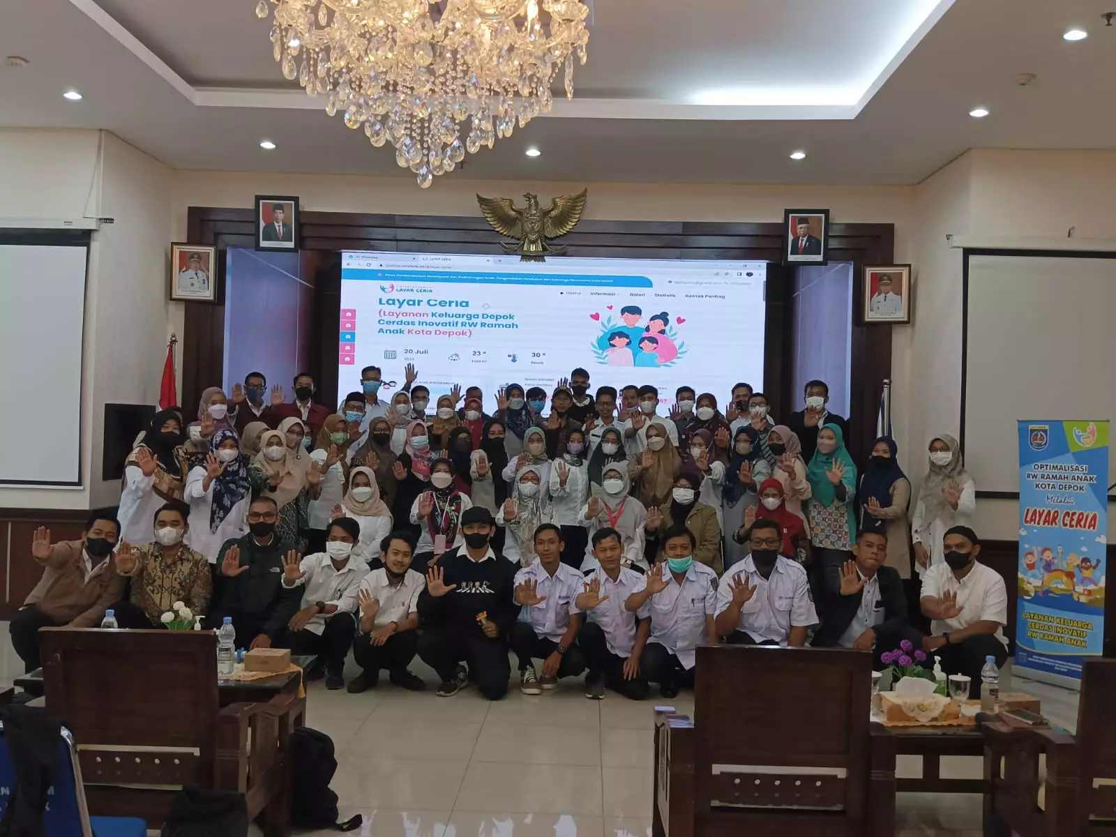 DP3AP2KB Latih 63 Operator KLA Operasikan Aplikasi Layar Ceria