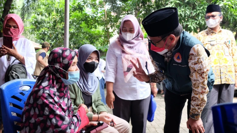 Wakil Wali Kota Tinjau Vaksinasi Dosis 2 Tahap 2 di Puri Al Mutazam Kukusan