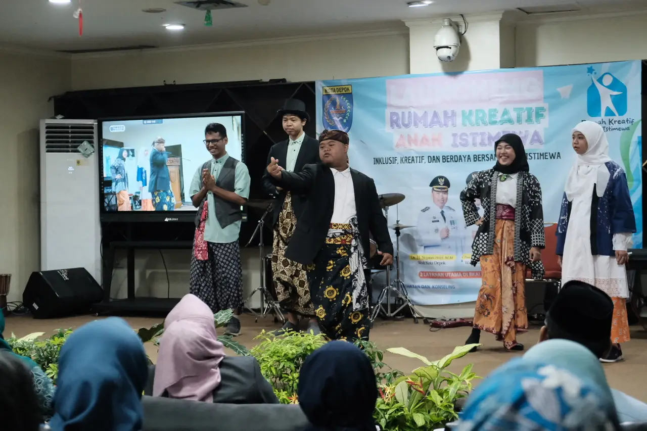 Anak Istimewa Tampil Memukau di Peresmian RKAI Depok
