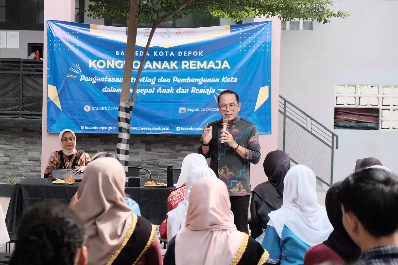 Bahas Pengentasan Stunting dan Pembangunan Kota, Bappeda Depok Gelar Kongko Anak dan Remaja