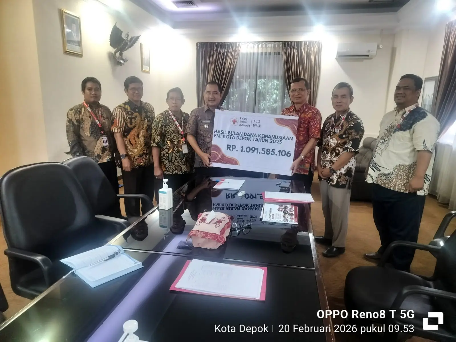Bulan Dana PMI Depok 2025 Ditutup, Perolehan Capai Rp1,09 Miliar