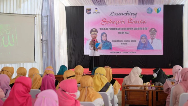 Peluncuran Program Sekoper Cinta di Lokasi P2WKSS Kelurahan Cinangka