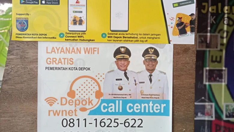 Diskominfo Sosialisasi Hotline RW Net melalui Stiker