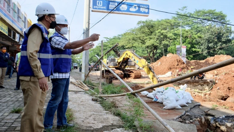 Wakil Wali Kota Tinjau Pembangunan Jembatan di GDC