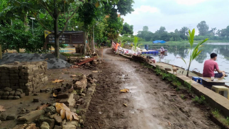 Pokdarwis Kelurahan Bojongsari Apresiasi Upaya BBWSCC Bangun Jogging Track di Situ Tujuh Muara