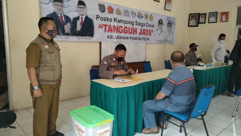 Usai Mudik, 12 Warga Pontir Jalani Rapid Test Antigen