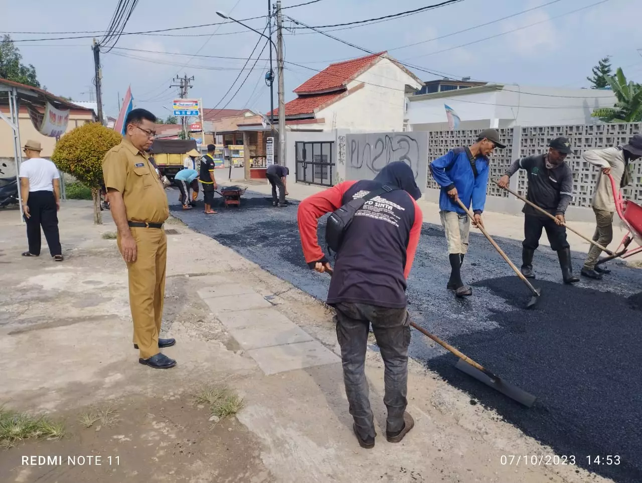 Pembangunan Fisik Kelurahan Pontir Sudah Capai 70 Persen