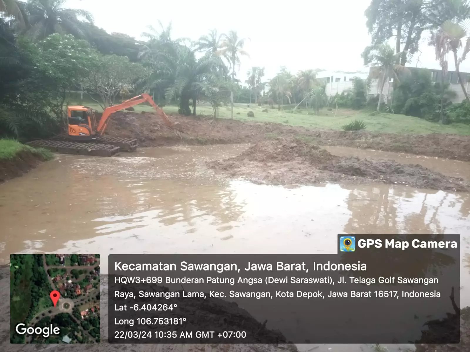 Tandon Perumahan Telaga Golf Sawangan Dinormalisasi