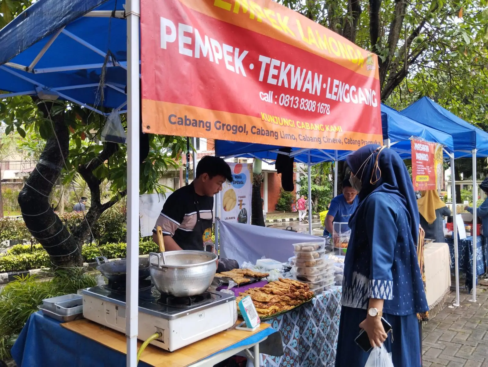 Bazar Kul-Ind di Balai Kota Depok Diserbu Pengunjung, Kuliner Nusantara Diburu untuk Buka Puasa