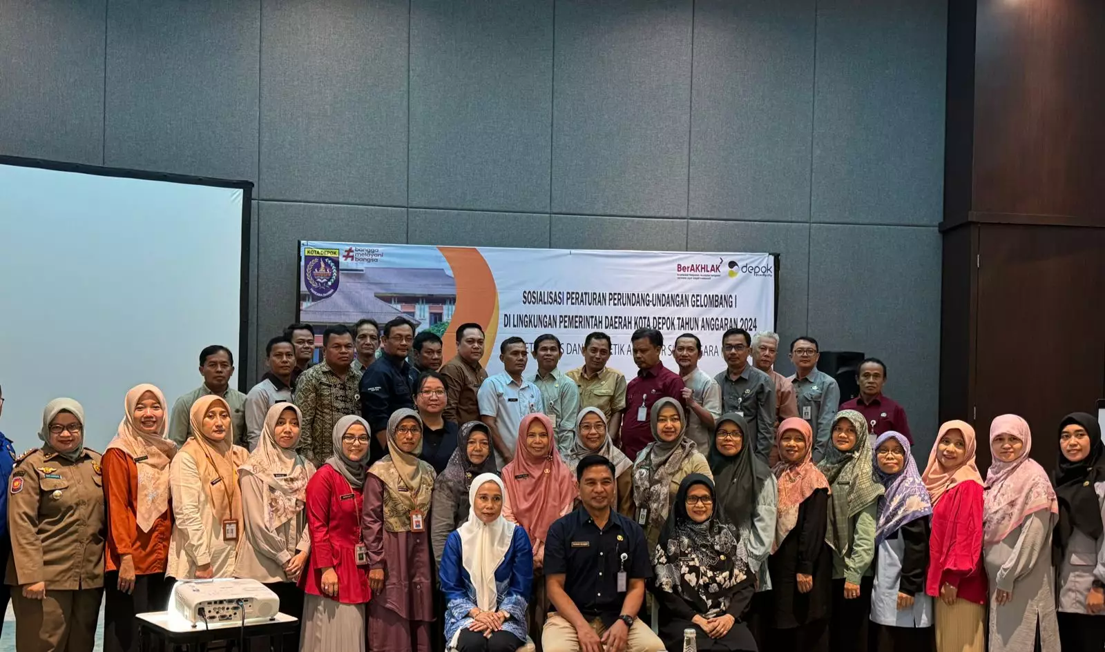 BKPSDM Depok Gelar Sosialisasi Peraturan Perundang-undangan Gelombang I Tahun 2024