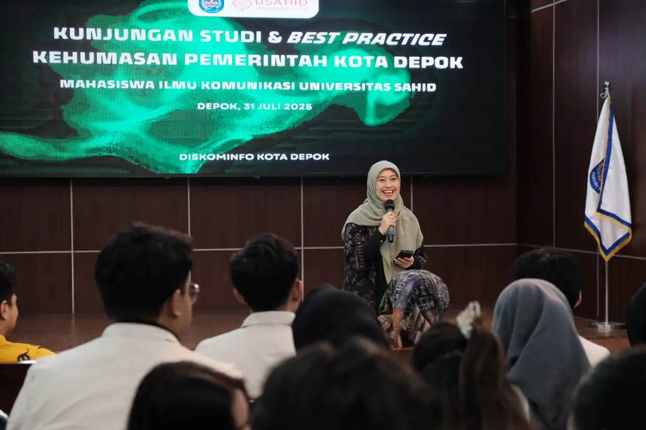 Belajar Kehumasan, FIKOM Usahid Kunjungi Diskominfo Kota Depok