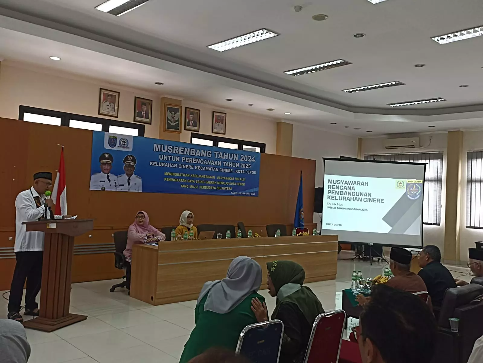 Pembangunan Fisik Masih Jadi Prioritas Kelurahan Cinere di 2025