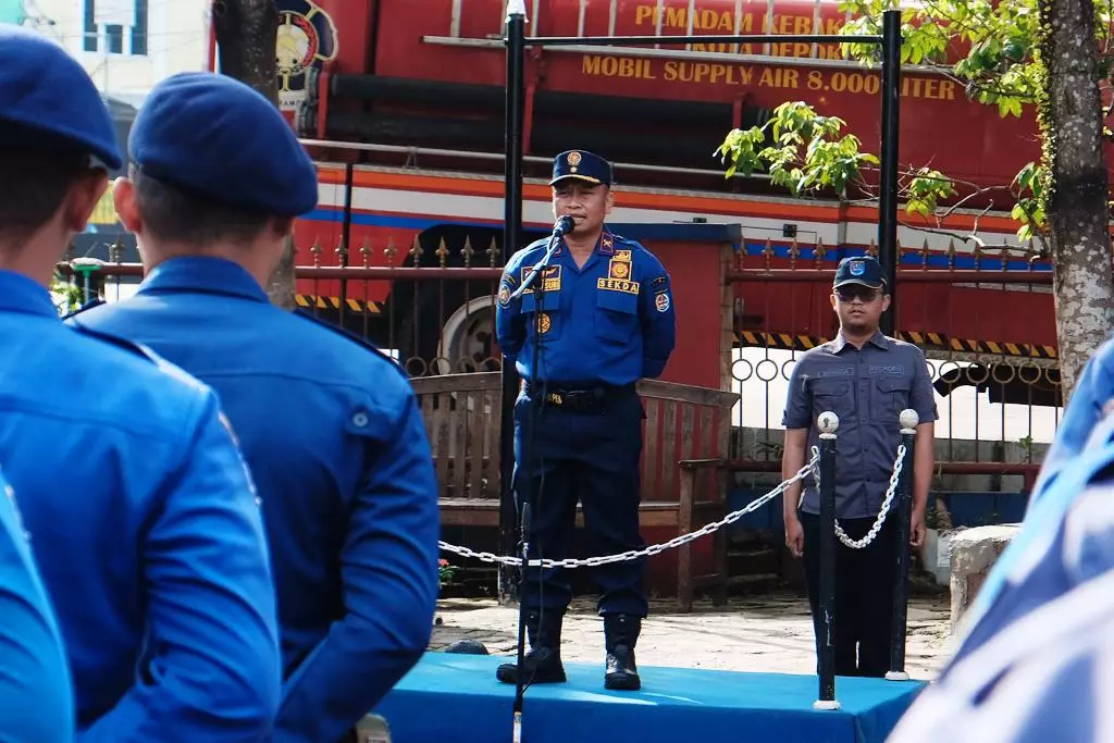Pimpin Apel Damkar Depok, Sekda: Tidak Ada Superman, Tetapi Harus Membangun Supertim