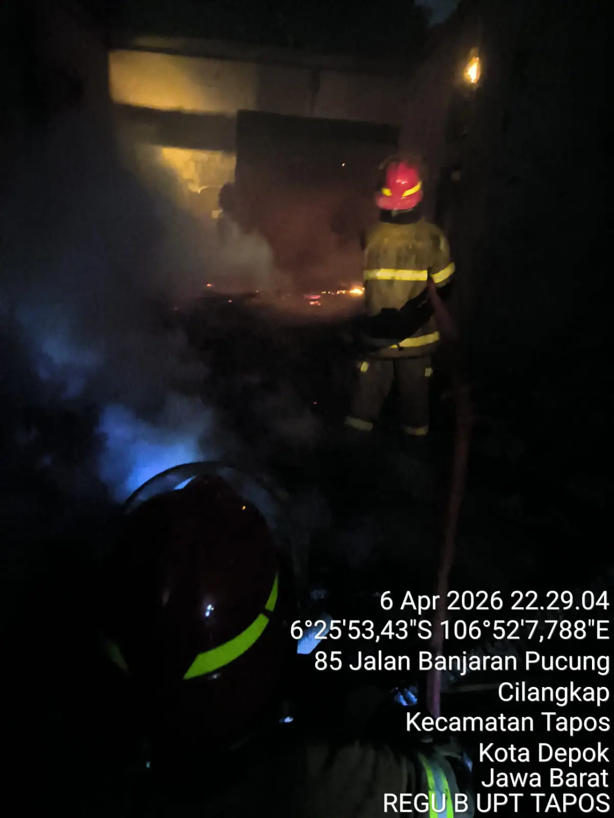 Rentetan Kebakaran Guncang Depok, Damkar Bergerak Cepat Jinakkan Api